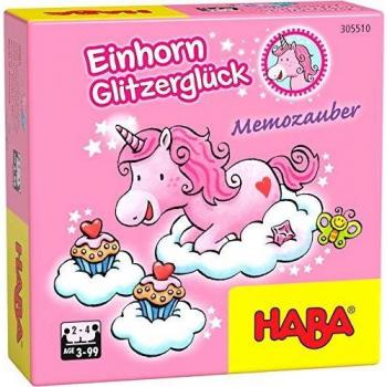 HABA 305510 Unicorn Glitterluck – Juego de Juego mágico