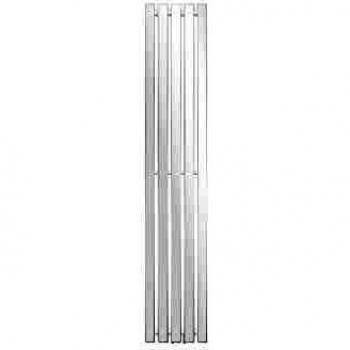 Radiador Toallero ECD Germany Stella 260 x 1400 mm Blanco - Calefacción de Agua para Baño - Diseño Vertical Plano