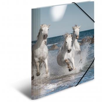 Carpeta Esquinera HERMA A4 Brillante Caballos PP