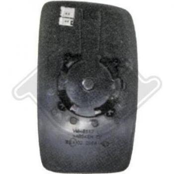 Cristal de espejo retrovisor exterior DIEDERICHS 3497028