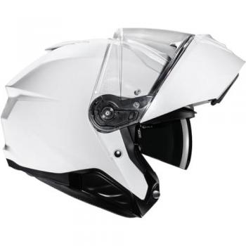 HJC I91 Sólido Casco Modular Versátil y Seguro - Calota Ligera - Blanco Perlado - XL