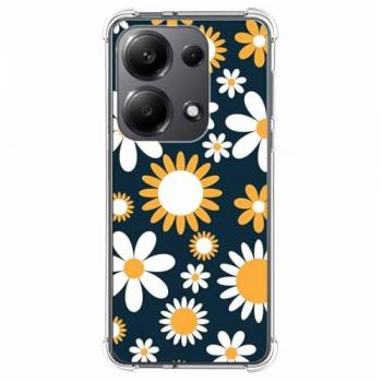 Funda Antigolpes de Silicona con Diseño Floral para Xiaomi Poco M6 Pro 4G