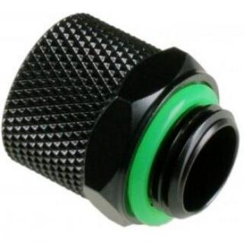 Conector Bitspower 1/4 Zoll a 11/8mm - Accesorio de Refrigeración para Sistemas de Enfriamiento por Agua, Negro Mate