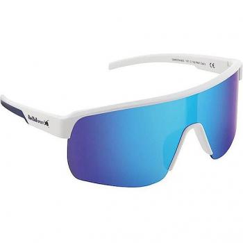 Red Bull Spect Dakota Unisex Sport Sunglasses - White with Ice Blue Mirror Lenses