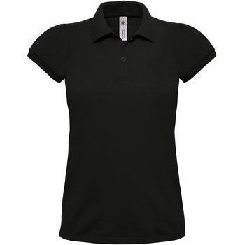 Polo de manga corta de algodón pesado para mujer de B&C