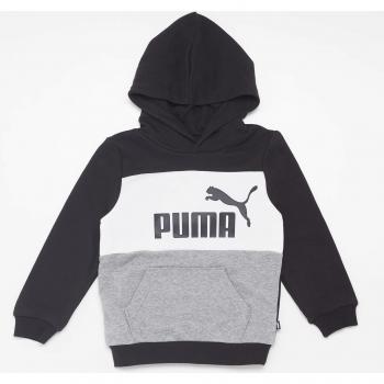 Sudadera con Capucha Puma Essential Colorblock Negra para Niños de 7-8 Años