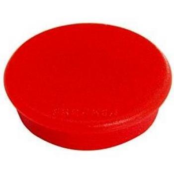 Imanes de Sujeción 32mm Rojos, Fuerza de Adhesión 800g, Paquete de 10 Unidades