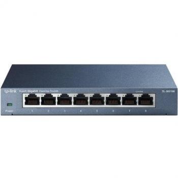 TP-Link TL-SG108 8-Port Gigabit Unmanaged Desktop Switch with Steel Case