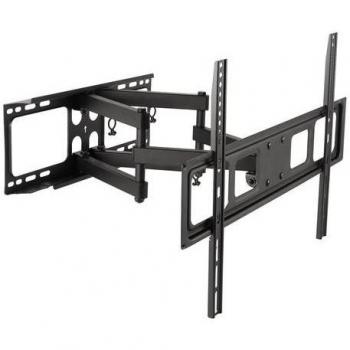 Soporte de Pared Cromad para TV LED/LCD 32”-70” con Doble Brazo Articulado, Giratorio, Inclinable y Extensible - Compatible con TV Curva - Capacidad Máxima 40