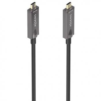 Cable USB-C Aisens 10m Gen2 10Gbps E-Mark 4K 3A 60W M/M