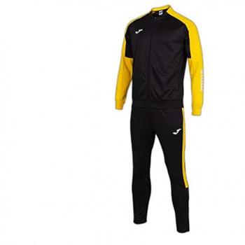 Joma Eco Championship Men's Tracksuit Black Yellow