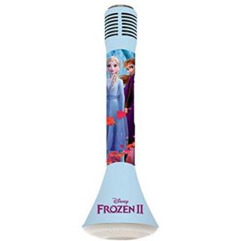 Micrófono Karaoke Inalámbrico Disney Frozen con Altavoz Bluetooth, Luces LED y Modificador de Voz