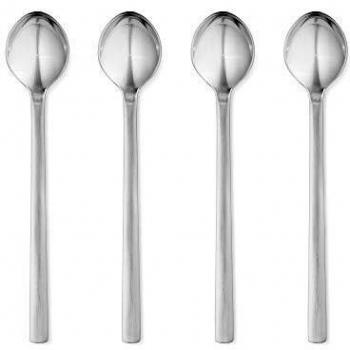 Georg Jensen New York Mate Caffe Latte Cuchara 4 unidades.