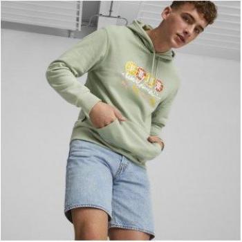 Sudadera con capucha Puma SWxP Worldwide verde para hombre