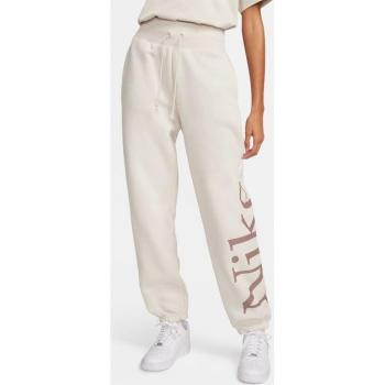 Pantalón de mujer Nike Phoenix Fleece con logo, color marrón (L)