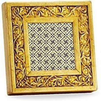 Modica marco de madera hecha a mano de artigiani Toscani, 13 x 13 x 2 cm