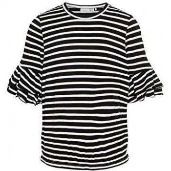 Camiseta Rayas (Negro, 10A)