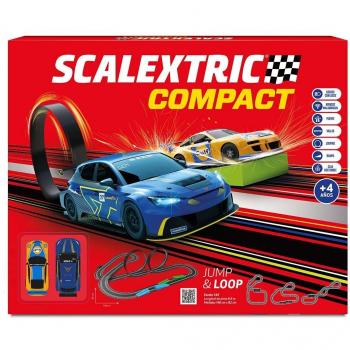 Circuito Scalextric Jump & Loop con Coches con Luz y Accesorios de Pista