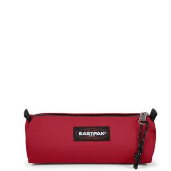 Estuche Eastpak Benchmark Single rojo oscuro negro puro
