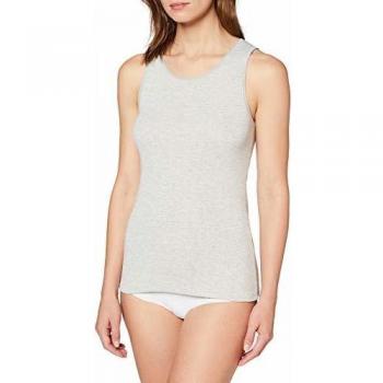 Damart Debardeur Fine Cote Camiseta, Gris Multicolor, S para Mujer