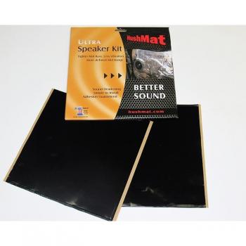 HUSHMAT Ultra Speaker Sound-Deadening Kit (4) 6 x 12-Black Foil 2 Sq. Ft