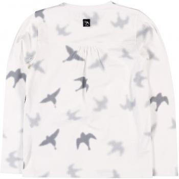 Bóboli 474173, Camiseta de Manga Larga para Niñas, Blanco