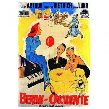 Un cartel de asuntos exteriores 11 x 17 en Español - 28 cm x 44 cm Jean Arthur Marlene Dietrich John Lund Millard Mitchell Peter von Zerneck