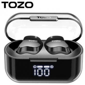 TOZO T18 Crystal Buds Bluetooth Wireless Earbuds with Charging Case