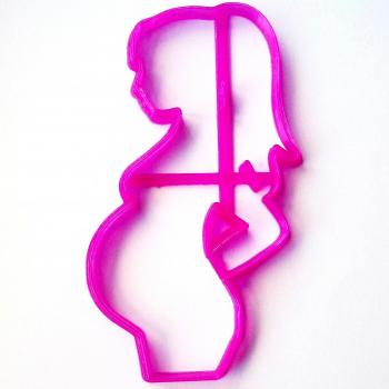 Las mujeres embarazadas Fondant/molde para repostería