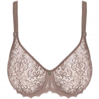 Empreinte Cassiopee Seamless Full Cup Bra - Beige, Plus Size E-G