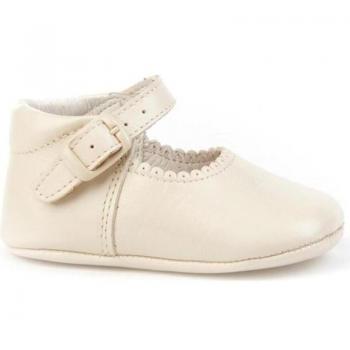 Zapatos de Niña Angelitos Patuco Piel 240 Rojo