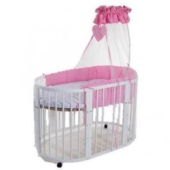 Cuna de bebe ( kit completo: colchon, dosel, ets) tres colores : Natural, Blanco, Venge