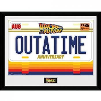 GB eye Back To The Future Outatime - Póster enmarcado