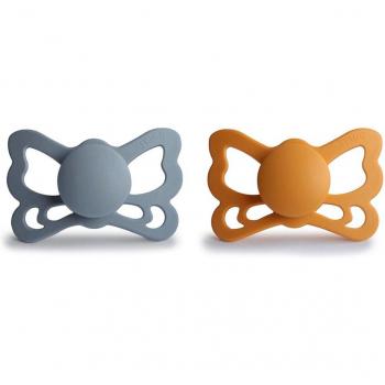 Pack de chupetes anatómicos Frigg Butterfly Silicona 6-18 meses