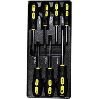 JBM 10678 Módulo de 7 destornilladores para carro de herramientas