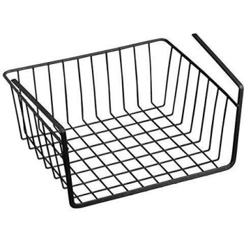 MSV Cesta de Almacenamiento Negro Mate