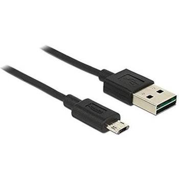 Cable USB 2.0 Easy A a Micro-B de 2 metros, Negro