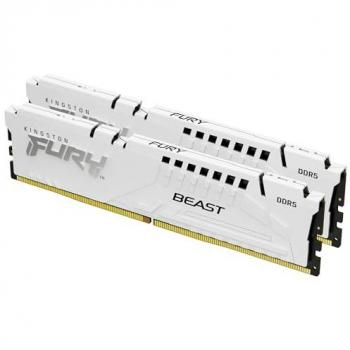 Memoria RAM Kingston FURY Beast DDR5 6000MHz 32GB (2x16GB) CL36 AMD EXPO Blanca