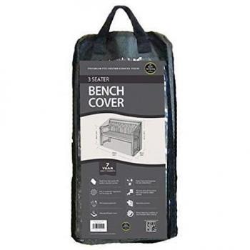 Funda Protectora Premium para Banco de Jardín de 3 Plazas - Edición Plata Garland (Negra)
