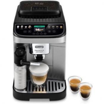 Cafetera Superautomática De'Longhi Magnifica Evo Next ECAM310.80.SB con Molinillo Integrado, 1450 W, 15 Bares, Depósito de Leche, Plata y Negro