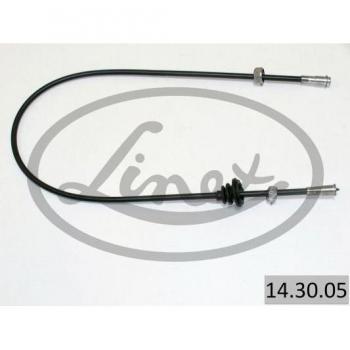 LINEX Tacho Shaft 14.30.05 - Árbol flexible del velocímetro, longitud de 14.30 cm, compatible con diversos modelos de vehículos, material resistente a la abrasión y alta flexibilidad para un rendimiento óptimo
