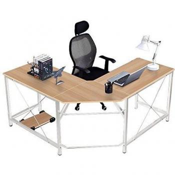 SogesHome Corner Desk Escritorio en Forma de L para computadora L