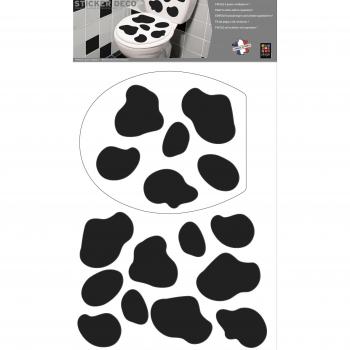 Autocollant Decorativo de Manchas de Vaca para Baños - 48x68cm, Ideal para Amantes de Animales