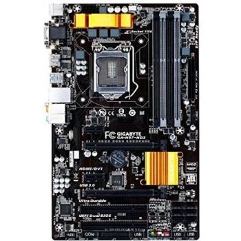 Placa Base Gigabyte GA-H97-HD3, Intel H97 Chipset, Socket LGA 1150, Soporte DDR3, Conectores VGA/DVI/HDMI, USB 3.0, Formato ATX