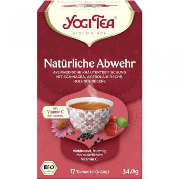 Yogi Tea Defensa Natural Bio, Infusión de hierbas y especias, 17 bolsas
