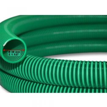 Manguera Espiral para Estanque de 5m, Diámetro 38mm (1 1/2) - Fabricada en Europa