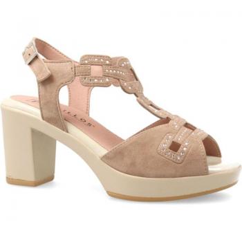 PITILLOS 2633 Sandalias de mujer piedra ANTE/SERRAJE 523