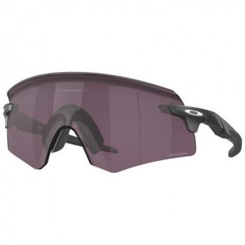 Oakley Encoder Prizm Sunglasses - Matte Carbon Frame / Prizm Road Black Lens