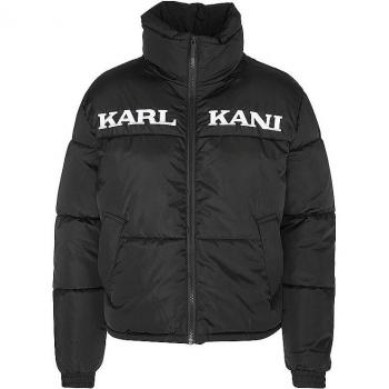 Abrigo Puffer Esencial Retro Karl Kani para Mujer, Negro, Talla L