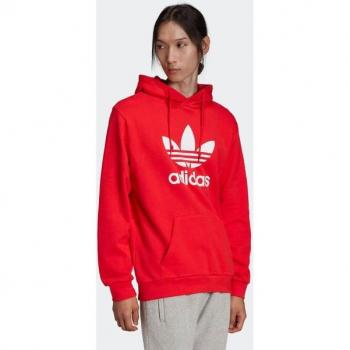 Adidas Trefoil Classic Lightweight Hoodie for Men - Red, Size XL